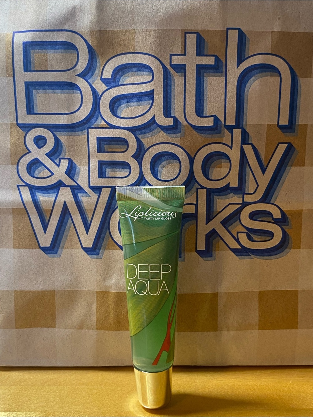 Bath & Body Works Deep Aqua Liplicious Lip Gloss- VHTF
